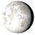 Waning Gibbous, 17 days, 6 hours, 40 minutes in cycle