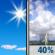 Friday: Sunny then Chance Showers And Thunderstorms