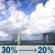 Monday: A slight chance of showers and thunderstorms between 7am and 9am, then a chance of showers and thunderstorms between 9am and 3pm. Partly sunny, with a high near 82. South southwest wind 10 to 15 mph, with gusts as high as 25 mph. Chance of precipitation is 30%. Monday: Slight Chance Showers And Thunderstorms then Chance Showers And Thunderstorms