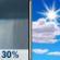 Tuesday: A chance of rain showers before 7am. Mostly sunny, with a high near 82. North northeast wind 5 to 10 mph. Chance of precipitation is 30%. Tuesday: Chance Rain Showers then Mostly Sunny